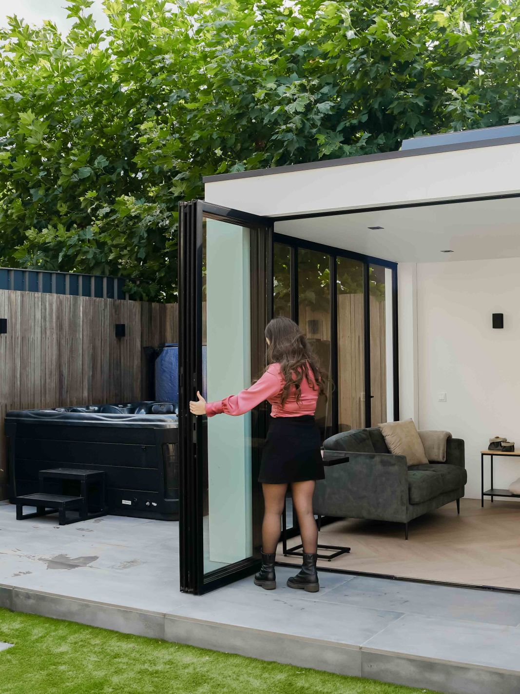 Stalen vouwwand Aluwdoors