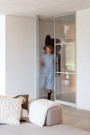 Makkelijk bedienbare taatsdeur