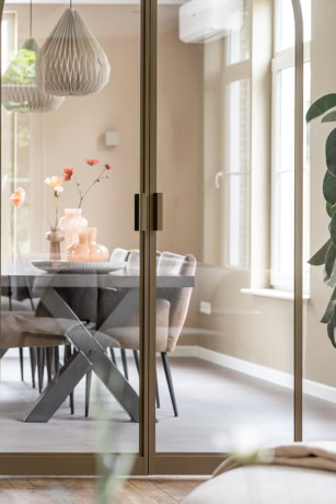 Hoekgreep op taatsdeur