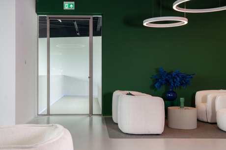 Scharnierdeur met zijpaneel