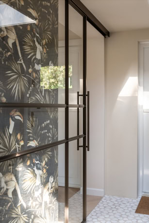 Buisgreep op schuifdeur