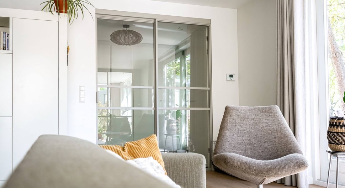 Aluminium schuifdeuren met glas