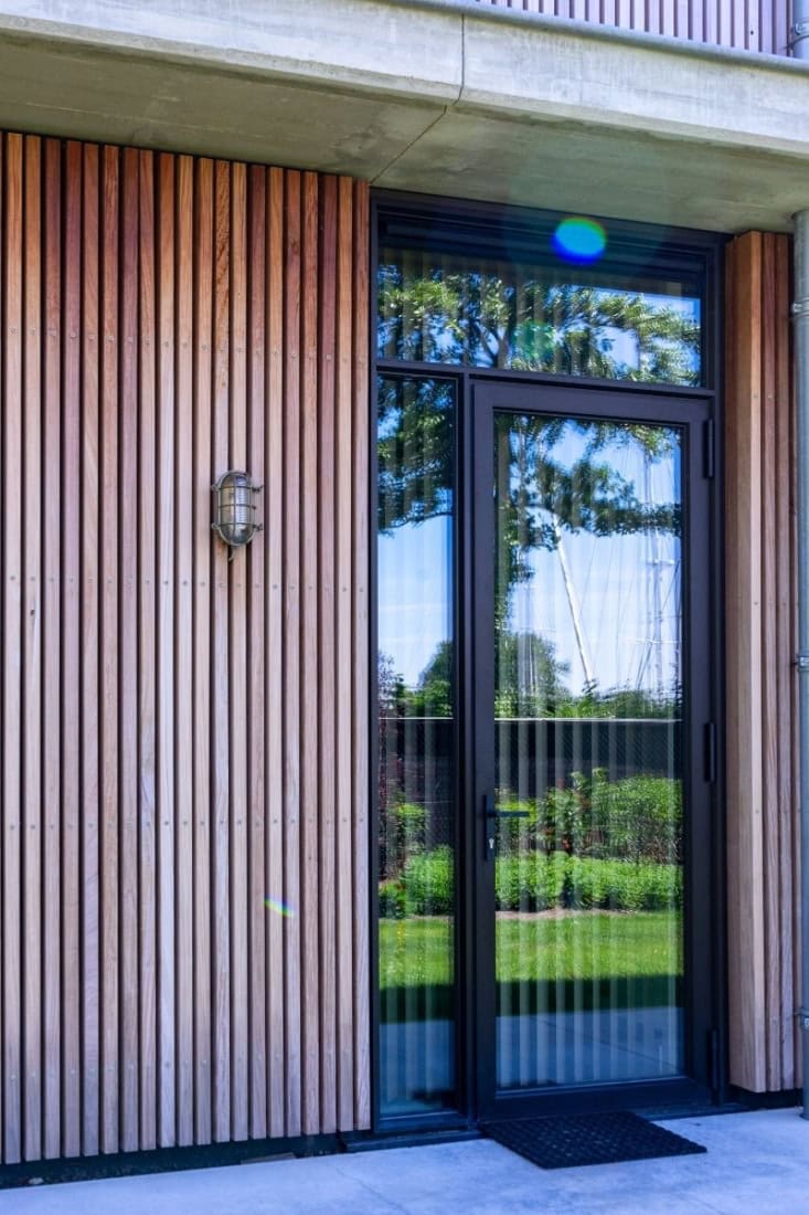 Dit is de geplaatste achterdeur van Aluwdoors.