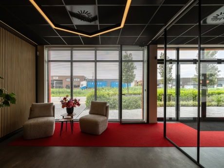Aluminium JesseTest office partitions by Aluwdoors